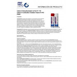 P4650 CARBÓN X DESCARBONIZADOR EN FRÍO K1+K2 (Carbon X Combustion Chamber Cleaner K1+K2) - Imagen 2